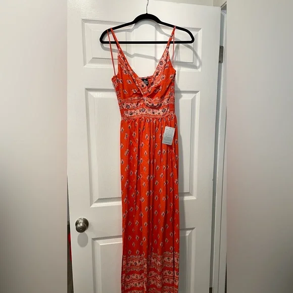chinese dress ladies Angie Cut Out Fuchsia Maxi Dress main image 1